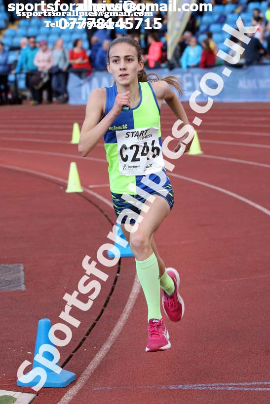 Girls under-15s  Northern 3 Stage Road Relay, SportsCity, Manchester. Photo: David T. Hewitson/Sports for All Pics